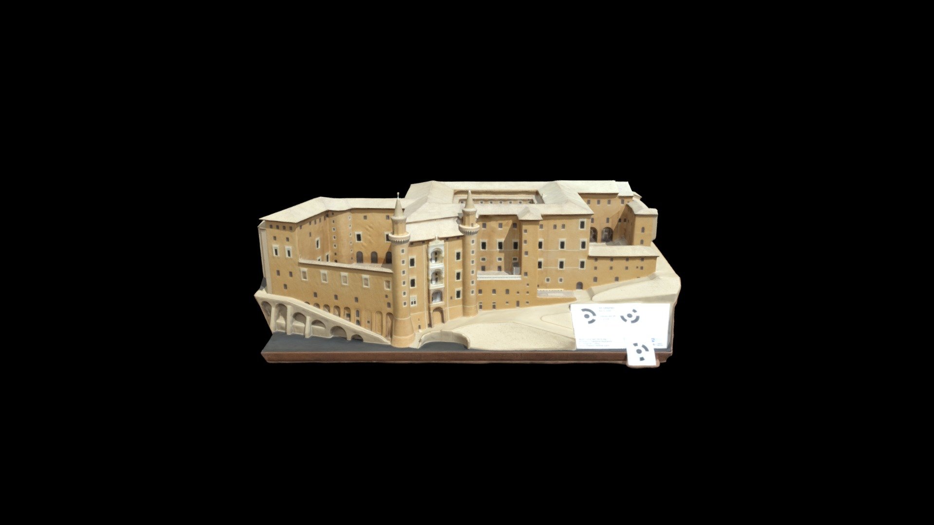 Plastico palazzo ducale Urbino — Sketchfab embed 3D viewer