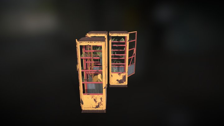 RV1 Phonebox Search 3D Model