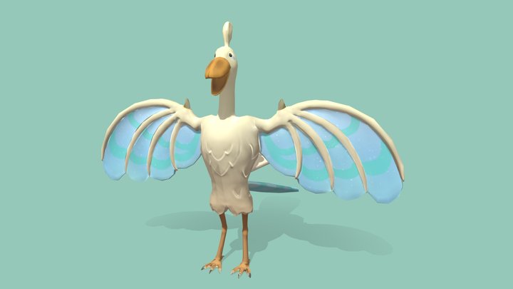 Bird Creature 3D Model
