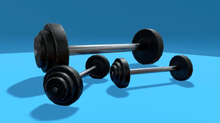 Weight Lifting Halter 3D Model