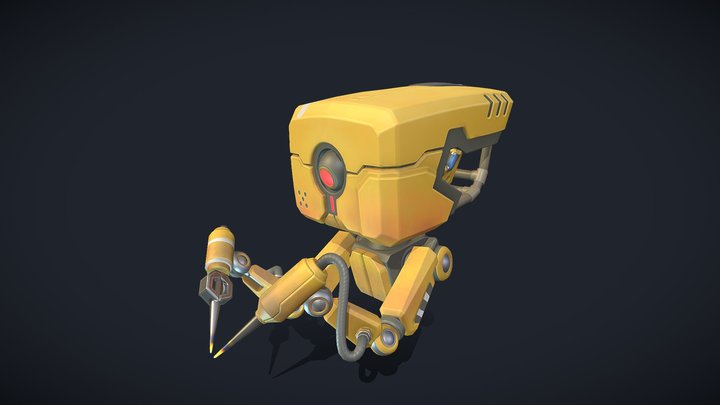 Droid Texturing 02 3D Model