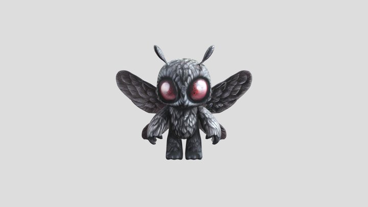 Moth Guardian 3D Model