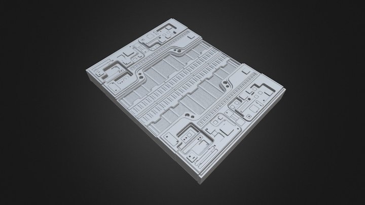 Sci-fi Floor Section KB010 – Modello 3D gratuito STL