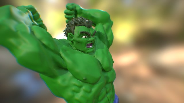 Hulk Sculpt 3D Model