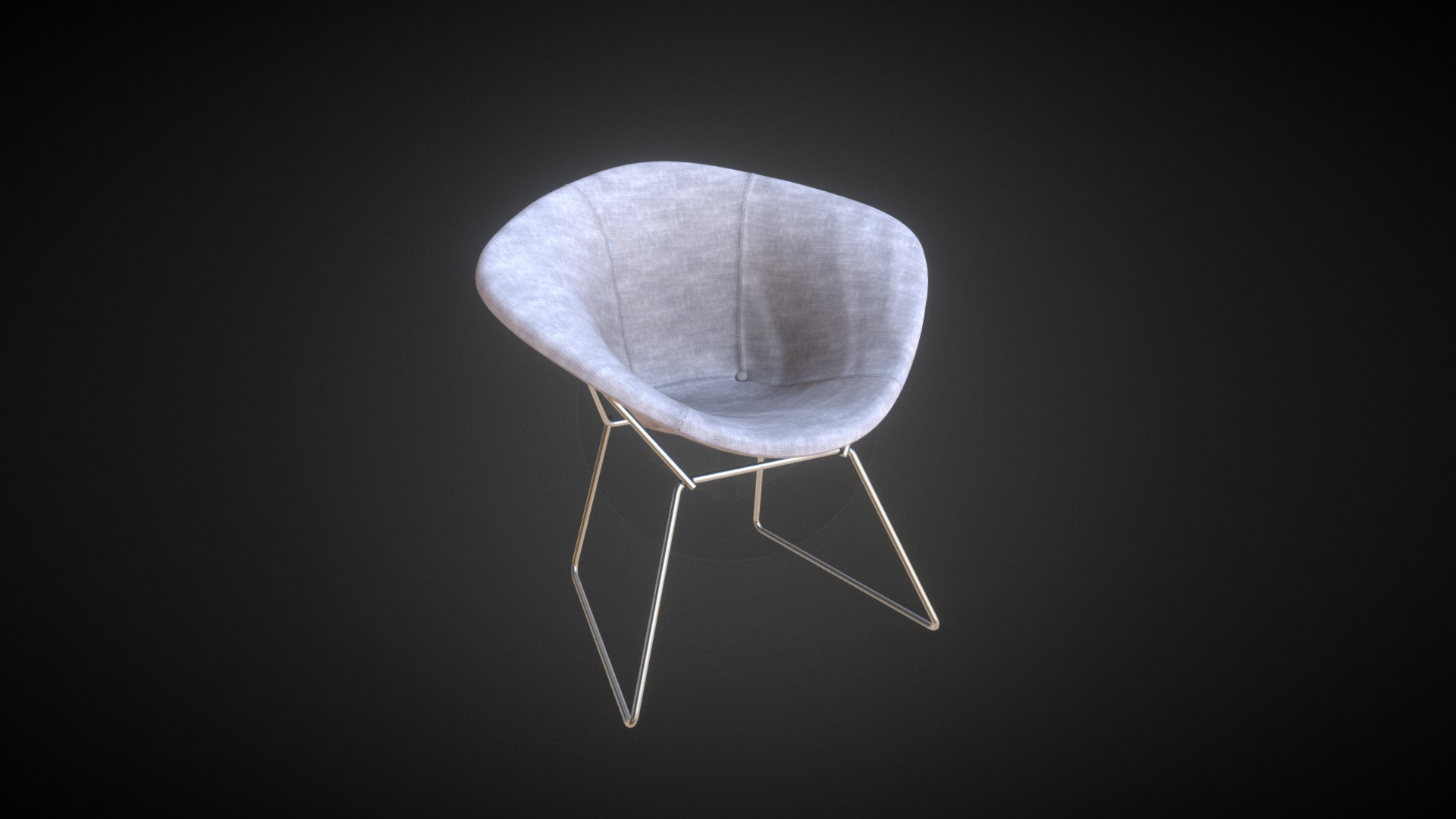 3D model Chair 007 - This is a 3D model of the Chair 007. The 3D model is about a light bulb with a black background.