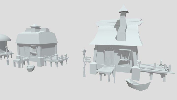 Draftpunk4_ silhouettes_dz3 3D Model