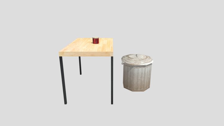 1GD16_Rakowiecki_Franciszek_3SimpleProps 3D Model