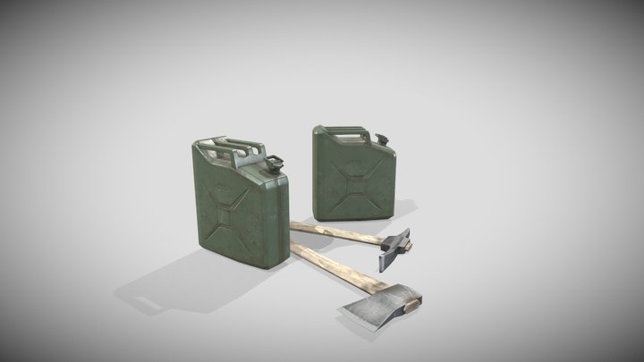 Hunter/Canisters 3D Model