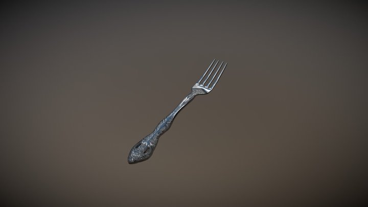 Michelangelo Fork 3D Model