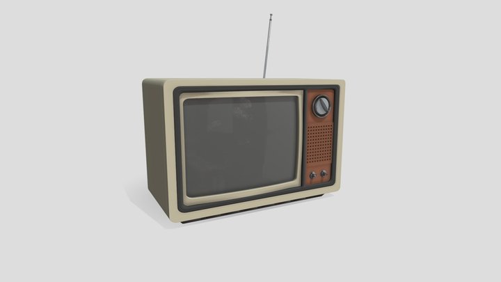 Vintage TV 3D Model