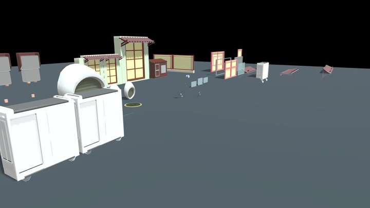 game assets low poly 3D Model