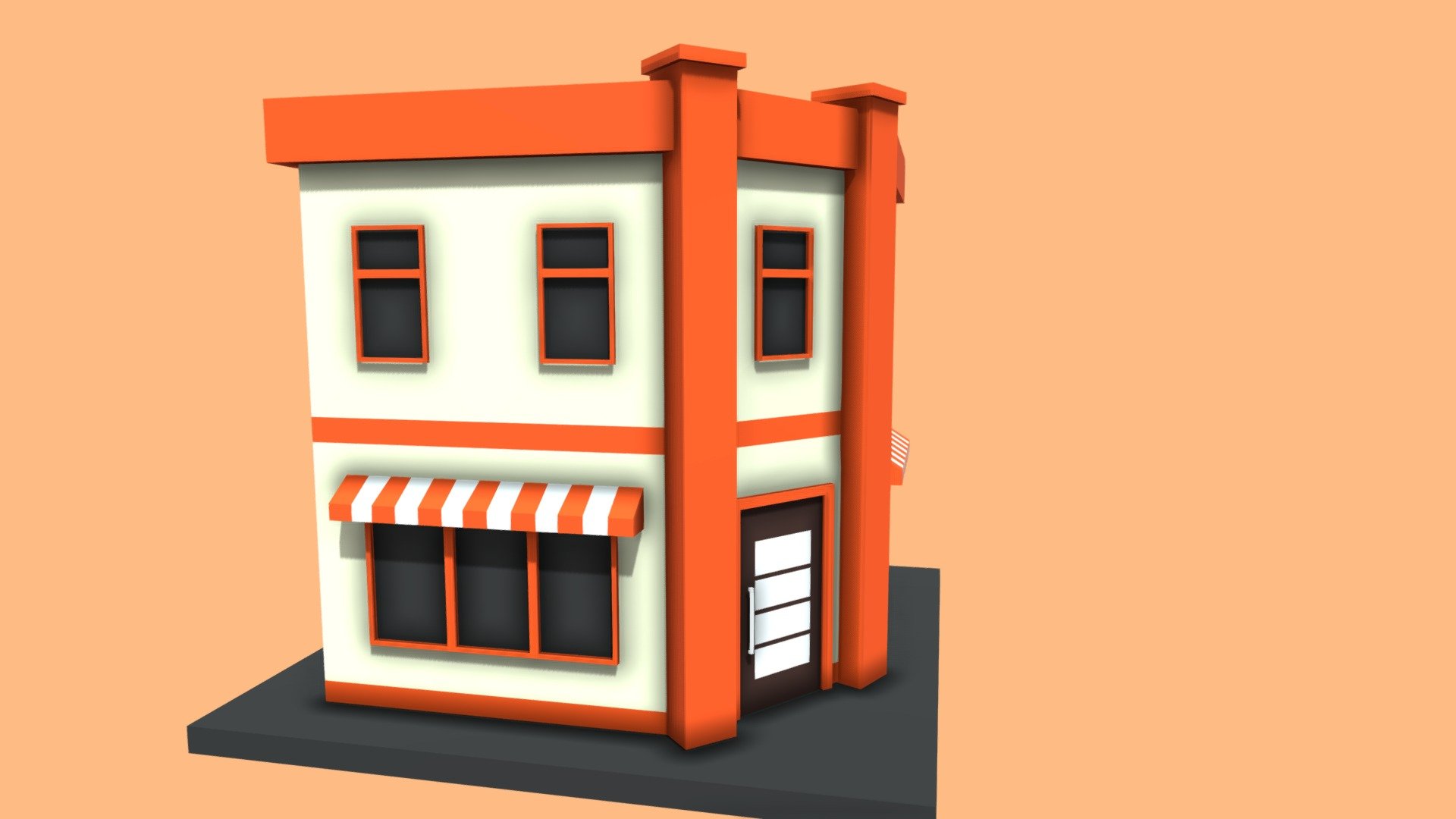 lowpoly Hotel