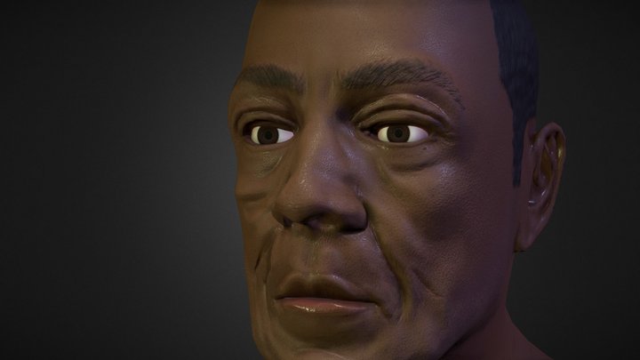 Giancarlo Esposito Bust 3D Model