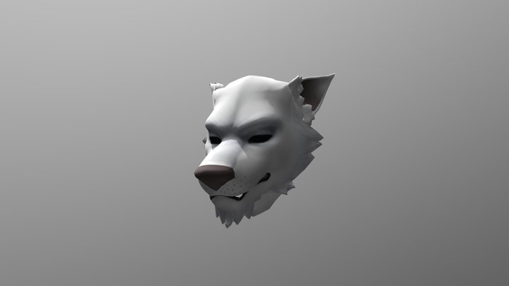 Wolf Mask 3D Model
