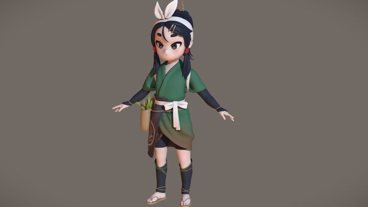 Sakura Green 3D Model