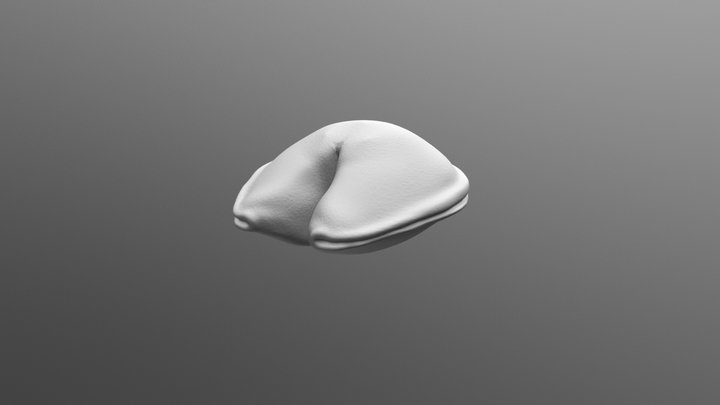 Fortune Cookie 3D Model