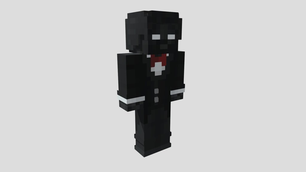 MinuteTech 3D Model – Minecraft Style Character