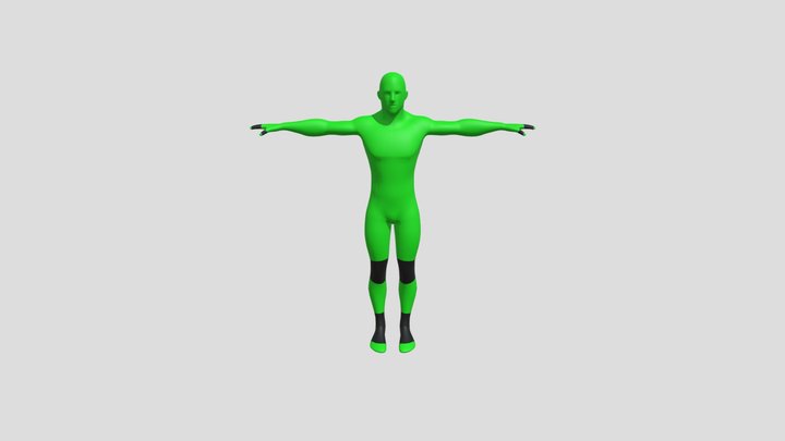 Cuerpo Humano Con Esqueleto 3D Model