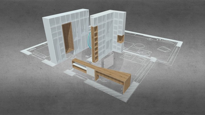 Casa FORTUNEI - parter 3D Model