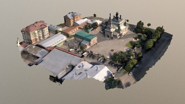 St. Seraphim Cathedral. 3D Model