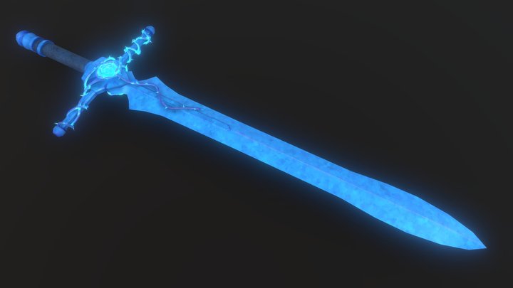 Fantasy Sword 3D Model