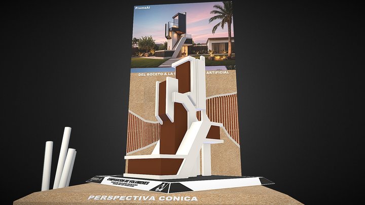 EXPO B1DSIS - F COMPOSICION VOLUMETRICA 01 3D Model