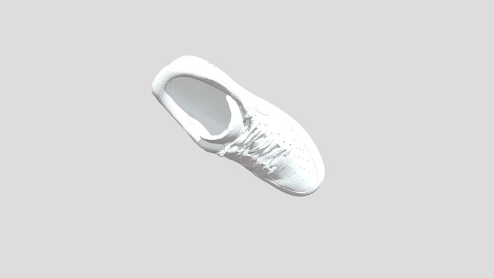 Nike Air Force 1 White 3D Model