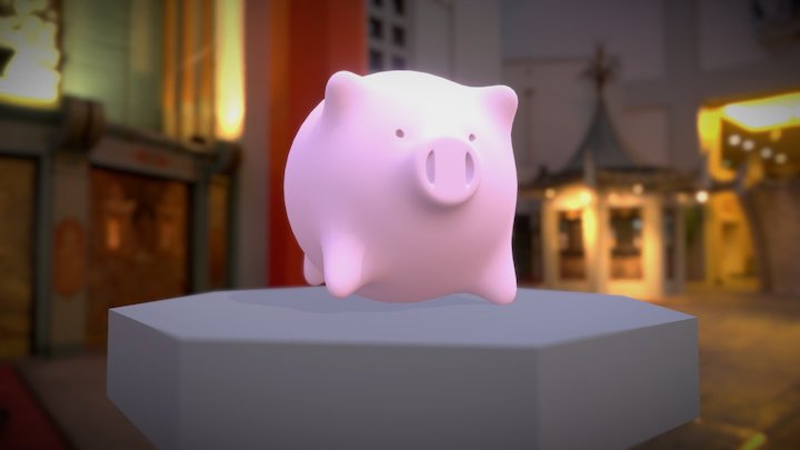 Pig V04 3D Model