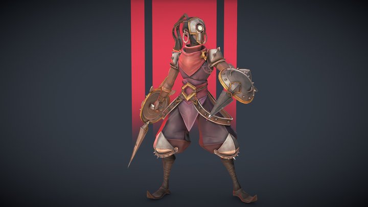 Low Order Scout - Stylized Character 3D Model