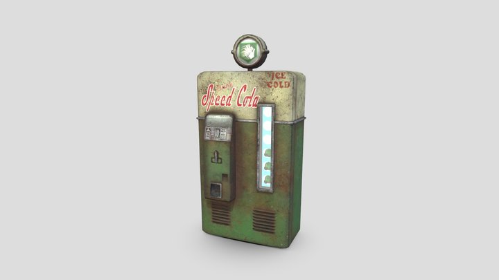 Speed Cola Vending Machine 3D Model