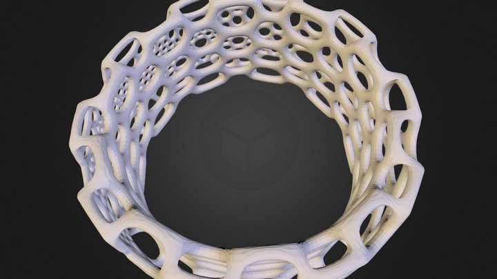 Subdivision Bracelet 3D Model