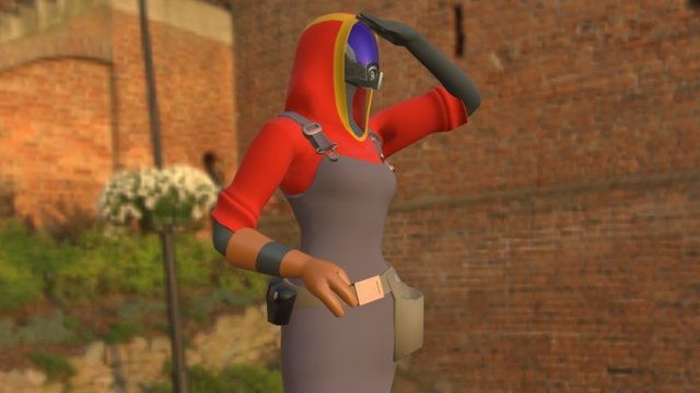 Tali'Zorah Nar MannCo 3D Model