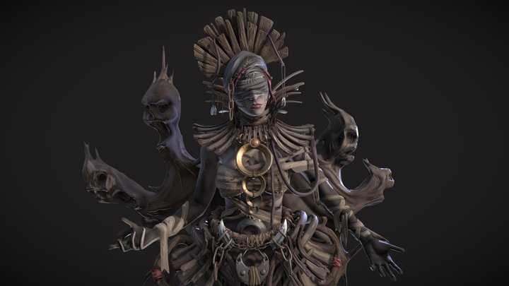 Witch 3D Model