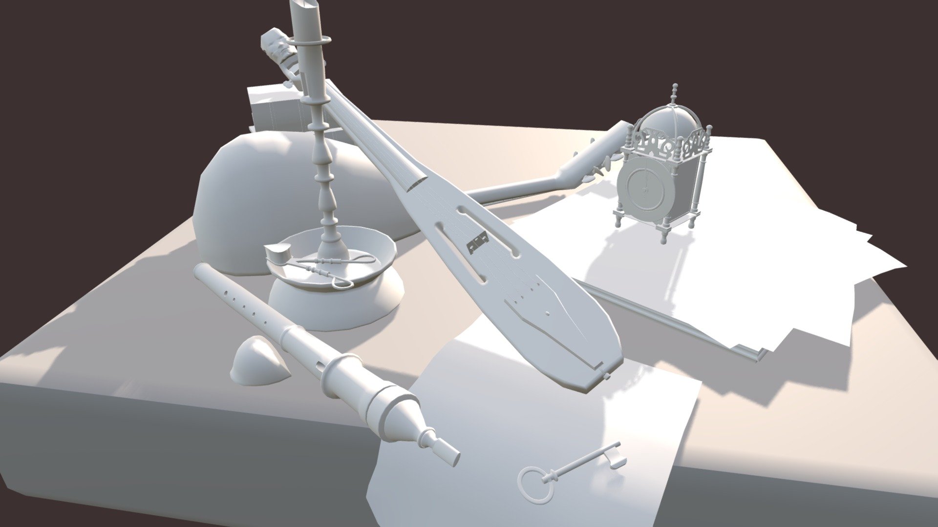 Music Scene - 3D model by frosticakes [a4f5215] - Sketchfab