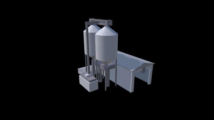 XPlane Headwind Grainland Twin Grain RR Hopper 3D Model