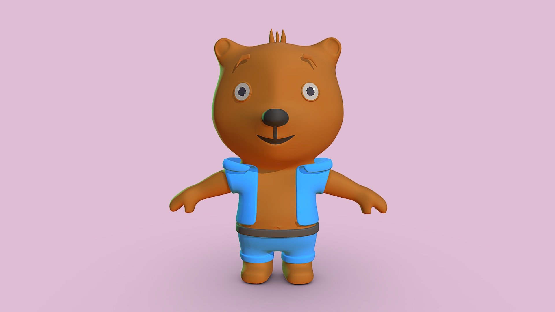 Bear - 3D model by hirairmak [a4f670c] - Sketchfab