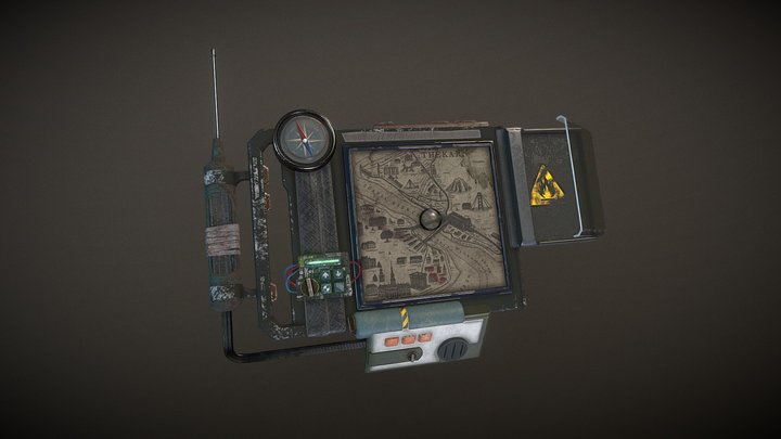 Cold war Mappad 3D Model
