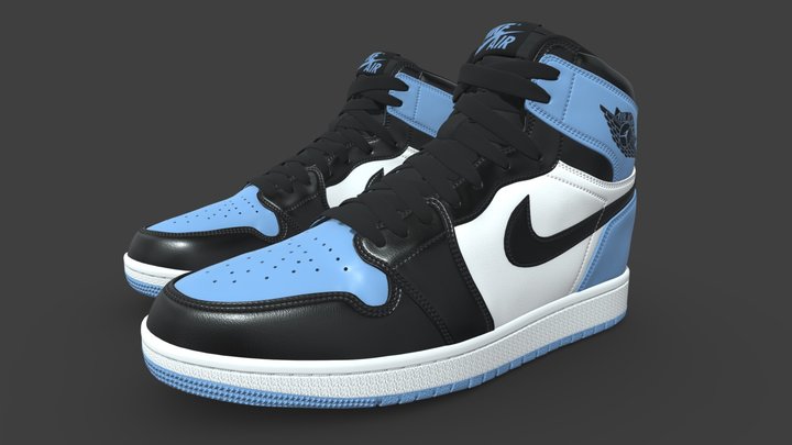 Nike Air Jordan 1 x High End Brands - 3D Concept on Behance