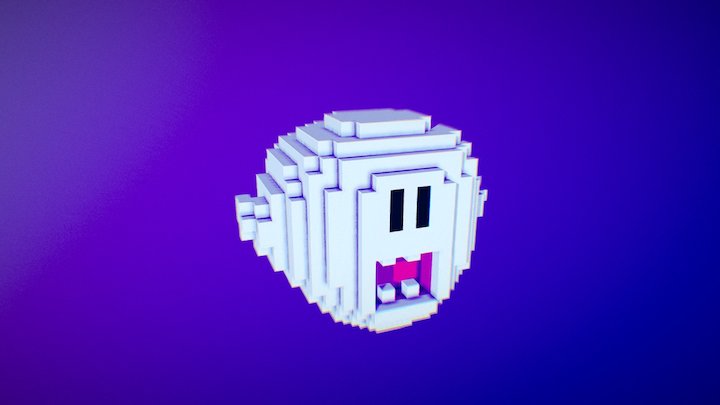 Boo（Super Mario） 3D Model