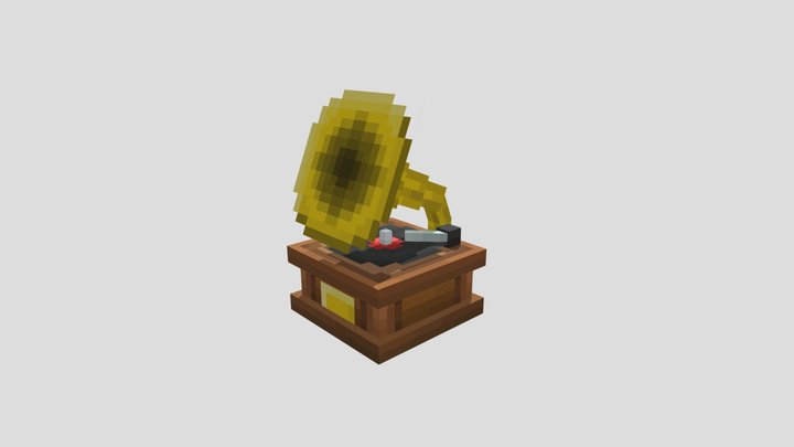 Gramophone (Minecraft item) 3D Model