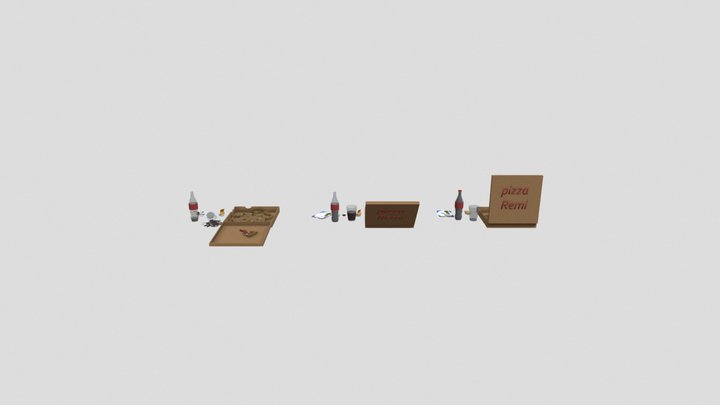 Pizza [Homework № 7 breakdown] 3D Model