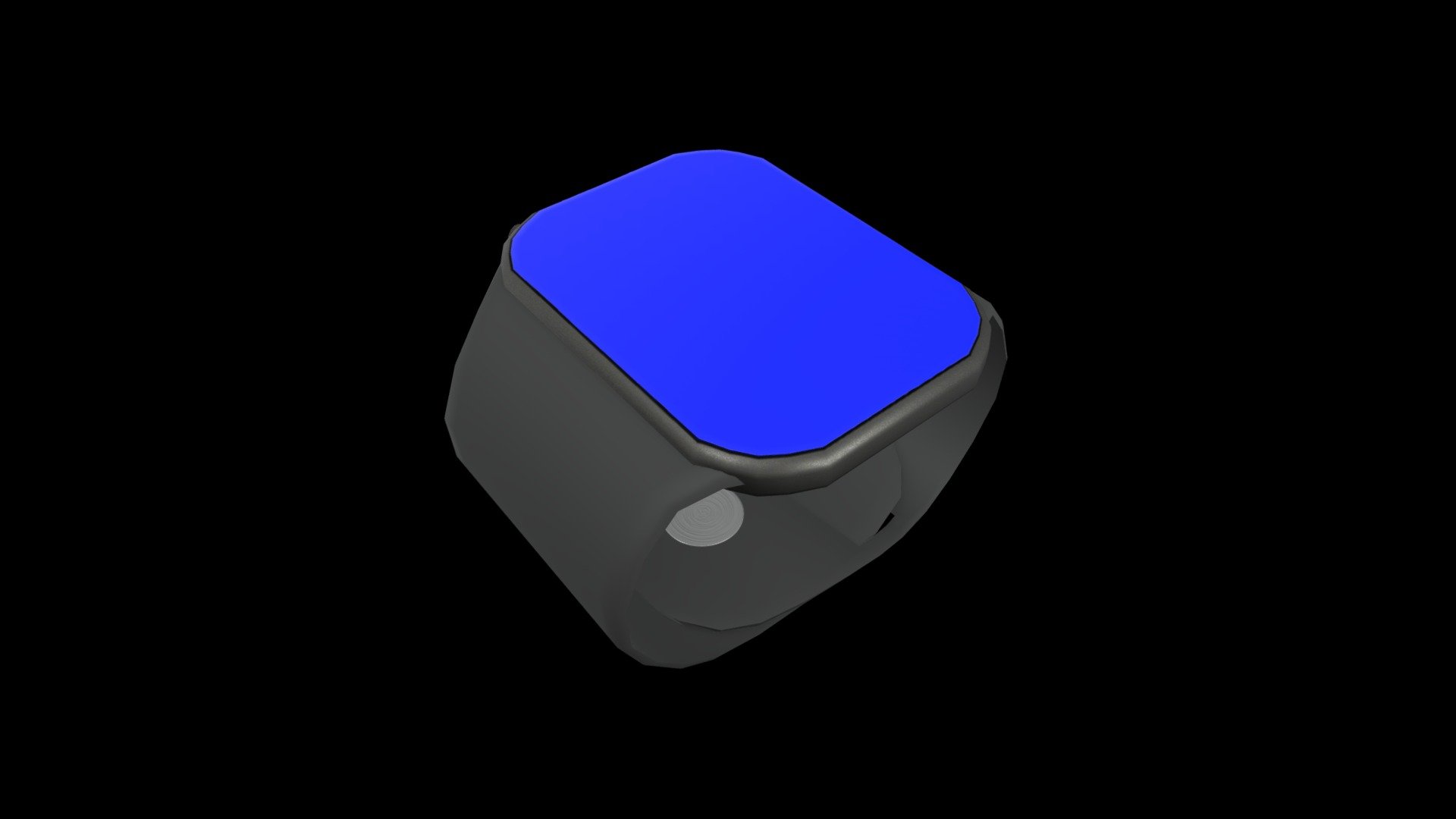 Oversized Low-Poly Apple Watch