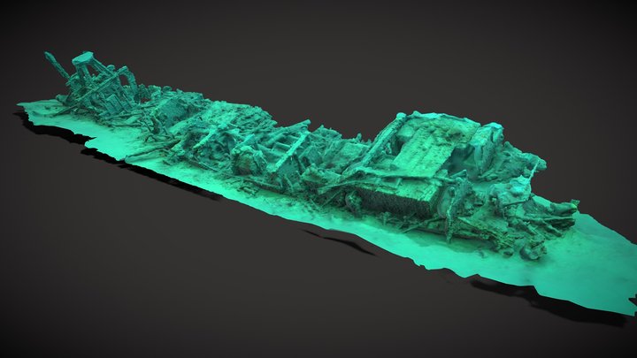 Spirt of America (USS Peacock) 3D Model