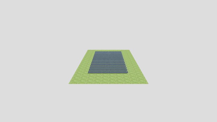 Usina Fotovoltaica 3D Model