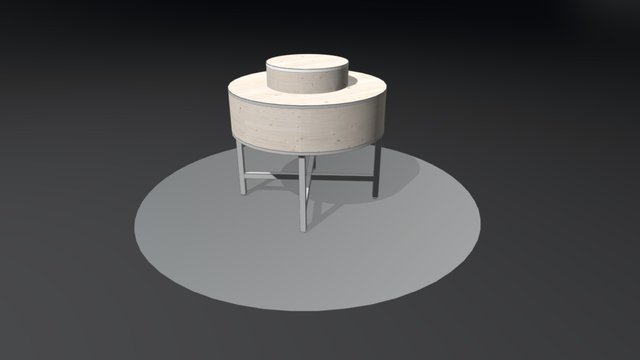 J-Table Test 3D Model