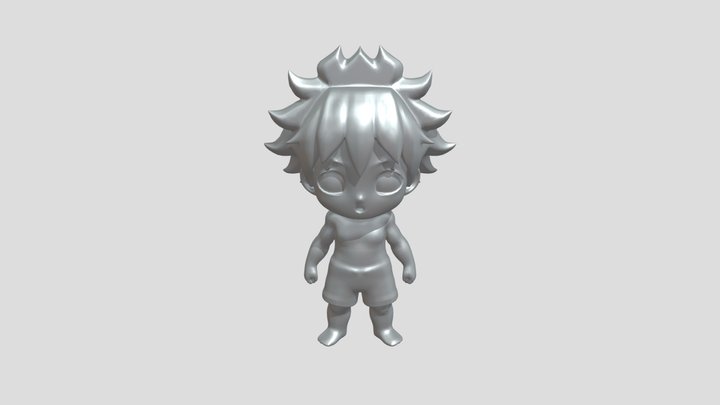 Chibi-style izuku midoriya kawaii 3D Model