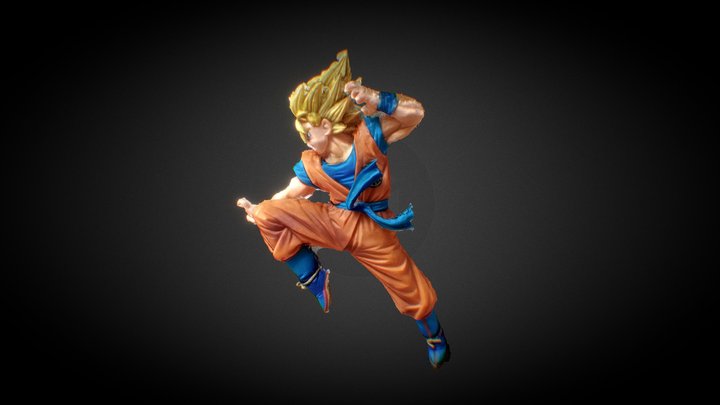 Dragon Ball - Goku Super Sayayin 3D Model