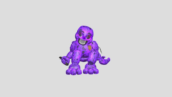 Withered Purple Guy 3D Model