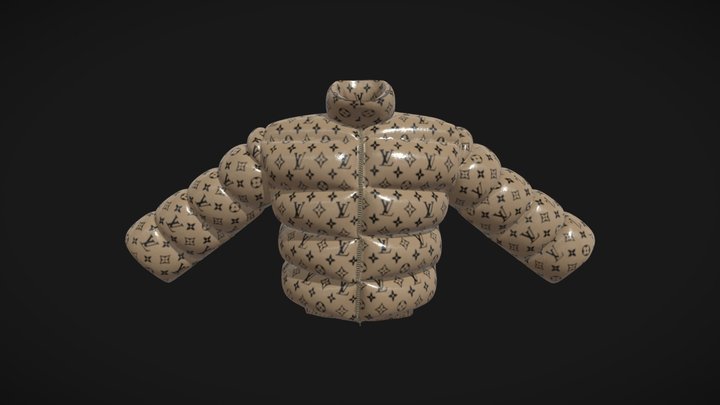 Louis Vuitton Puffer Jacket 3D Model