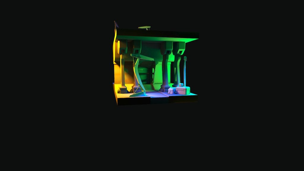 Light Mapping Test 01 - 3D model by Crompwell (@CrompwellDesign ...